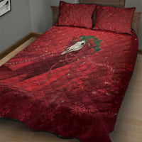 Merry Creepmas Mari Lwyd Quilt Bed Set Folklore Ghost Horse Christmas - Wonder Print Shop