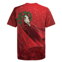 Merry Creepmas Mari Lwyd Rugby Jersey Folklore Ghost Horse Christmas - Wonder Print Shop