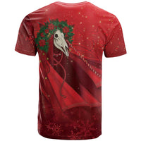 Merry Creepmas Mari Lwyd T Shirt Folklore Ghost Horse Christmas - Wonder Print Shop