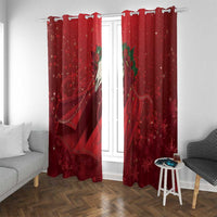 Merry Creepmas Mari Lwyd Window Curtain Folklore Ghost Horse Christmas - Wonder Print Shop