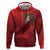 Merry Creepmas Mari Lwyd Zip Hoodie Folklore Ghost Horse Christmas - Wonder Print Shop
