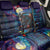 Stained Glass Krampus Back Car Seat Cover Gothic Christmas Myth - Wonder Print Shop