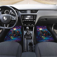 Stained Glass Krampus Car Mats Gothic Christmas Myth - Wonder Print Shop