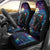 Stained Glass Krampus Car Seat Cover Gothic Christmas Myth - Wonder Print Shop