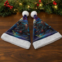 Stained Glass Krampus Christmas Santa Hat Gothic Christmas Myth - Wonder Print Shop