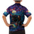Stained Glass Krampus Family Matching Mermaid Dress and Hawaiian Shirt Gothic Christmas Myth - Wonder Print Shop