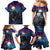 Stained Glass Krampus Family Matching Mermaid Dress and Hawaiian Shirt Gothic Christmas Myth - Wonder Print Shop