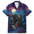 Stained Glass Krampus Family Matching Mermaid Dress and Hawaiian Shirt Gothic Christmas Myth - Wonder Print Shop