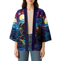 Stained Glass Krampus Kimono Gothic Christmas Myth - Wonder Print Shop