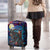 Stained Glass Krampus Luggage Cover Gothic Christmas Myth - Wonder Print Shop