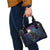 Stained Glass Krampus Shoulder Handbag Gothic Christmas Myth - Wonder Print Shop