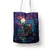 Stained Glass Krampus Tote Bag Gothic Christmas Myth - Wonder Print Shop