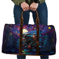 Stained Glass Krampus Travel Bag Gothic Christmas Myth - Wonder Print Shop