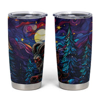 Stained Glass Krampus Tumbler Cup Gothic Christmas Myth - Wonder Print Shop
