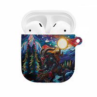 Stained Glass Krampus AirPods Case Folklore Horror Art - Wonder Print Shop