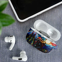 Stained Glass Krampus AirPods Case Folklore Horror Art - Wonder Print Shop