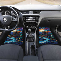 Stained Glass Krampus Car Mats Folklore Horror Art - Wonder Print Shop