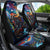Stained Glass Krampus Car Seat Cover Folklore Horror Art - Wonder Print Shop
