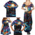 Stained Glass Krampus Family Matching Summer Maxi Dress and Hawaiian Shirt Folklore Horror Art - Wonder Print Shop