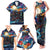 Stained Glass Krampus Family Matching Tank Maxi Dress and Hawaiian Shirt Folklore Horror Art - Wonder Print Shop