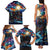 Stained Glass Krampus Family Matching Tank Maxi Dress and Hawaiian Shirt Folklore Horror Art - Wonder Print Shop