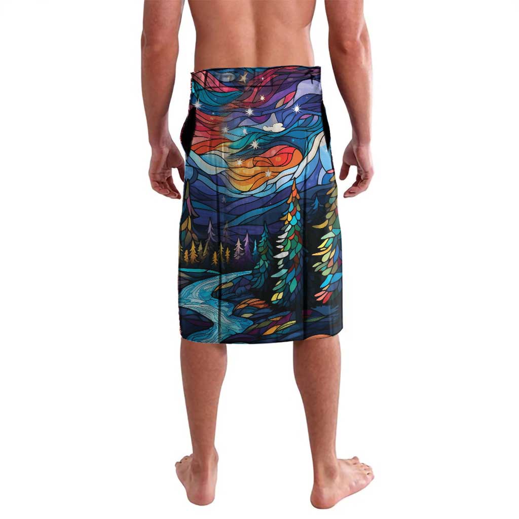 Stained Glass Krampus Lavalava Folklore Horror Art - Wonder Print Shop