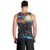 Stained Glass Krampus Men Tank Top Folklore Horror Art - Wonder Print Shop