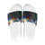 Stained Glass Krampus Slide Sandals Folklore Horror Art - Wonder Print Shop