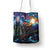 Stained Glass Krampus Tote Bag Folklore Horror Art - Wonder Print Shop