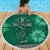 Irish Celtic Cross and Harp with Ireland Shamrock Personalized Beach Blanket LT9 - Wonder Print Shop