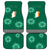 Irish Celtic Cross and Harp with Ireland Shamrock Personalized Car Mats LT9 - Wonder Print Shop