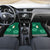 Irish Celtic Cross and Harp with Ireland Shamrock Personalized Car Mats LT9 - Wonder Print Shop