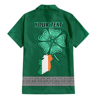 Irish Celtic Cross and Harp with Ireland Shamrock Personalized Family Matching Mermaid Dress and Hawaiian Shirt LT9 - Wonder Print Shop