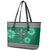 Irish Celtic Cross and Harp with Ireland Shamrock Personalized Leather Tote Bag - Wonder Print Shop