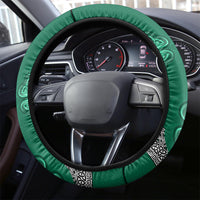 Irish Celtic Cross and Harp with Ireland Shamrock Personalized Steering Wheel Cover - Wonder Print Shop