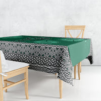 Irish Celtic Cross and Harp with Ireland Shamrock Personalized Tablecloth - Wonder Print Shop