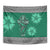 Irish Celtic Cross and Harp with Ireland Shamrock Personalized Tapestry - Wonder Print Shop
