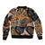 African Ankara Motifs Mixed Animal Skins Bomber Jacket LT9 - Wonder Print Shop