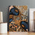 African Ankara Motifs Mixed Animal Skins Canvas Wall Art LT9 - Wonder Print Shop