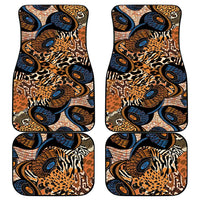 African Ankara Motifs Mixed Animal Skins Car Mats LT9 - Wonder Print Shop