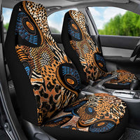 African Ankara Motifs Mixed Animal Skins Car Seat Cover LT9 - Wonder Print Shop