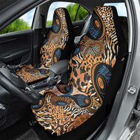 African Ankara Motifs Mixed Animal Skins Car Seat Cover LT9 - Wonder Print Shop
