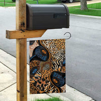 African Ankara Motifs Mixed Animal Skins Garden Flag - Wonder Print Shop