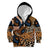 African Ankara Motifs Mixed Animal Skins Kid Hoodie - Wonder Print Shop