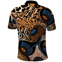 African Ankara Motifs Mixed Animal Skins Polo Shirt - Wonder Print Shop