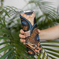 African Ankara Motifs Mixed Animal Skins Skinny Tumbler - Wonder Print Shop