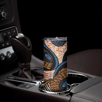 African Ankara Motifs Mixed Animal Skins Skinny Tumbler - Wonder Print Shop