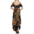 African Ankara Motifs Mixed Animal Skins Summer Maxi Dress - Wonder Print Shop