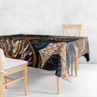 African Ankara Motifs Mixed Animal Skins Tablecloth - Wonder Print Shop