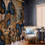 African Ankara Motifs Mixed Animal Skins Window Curtain - Wonder Print Shop